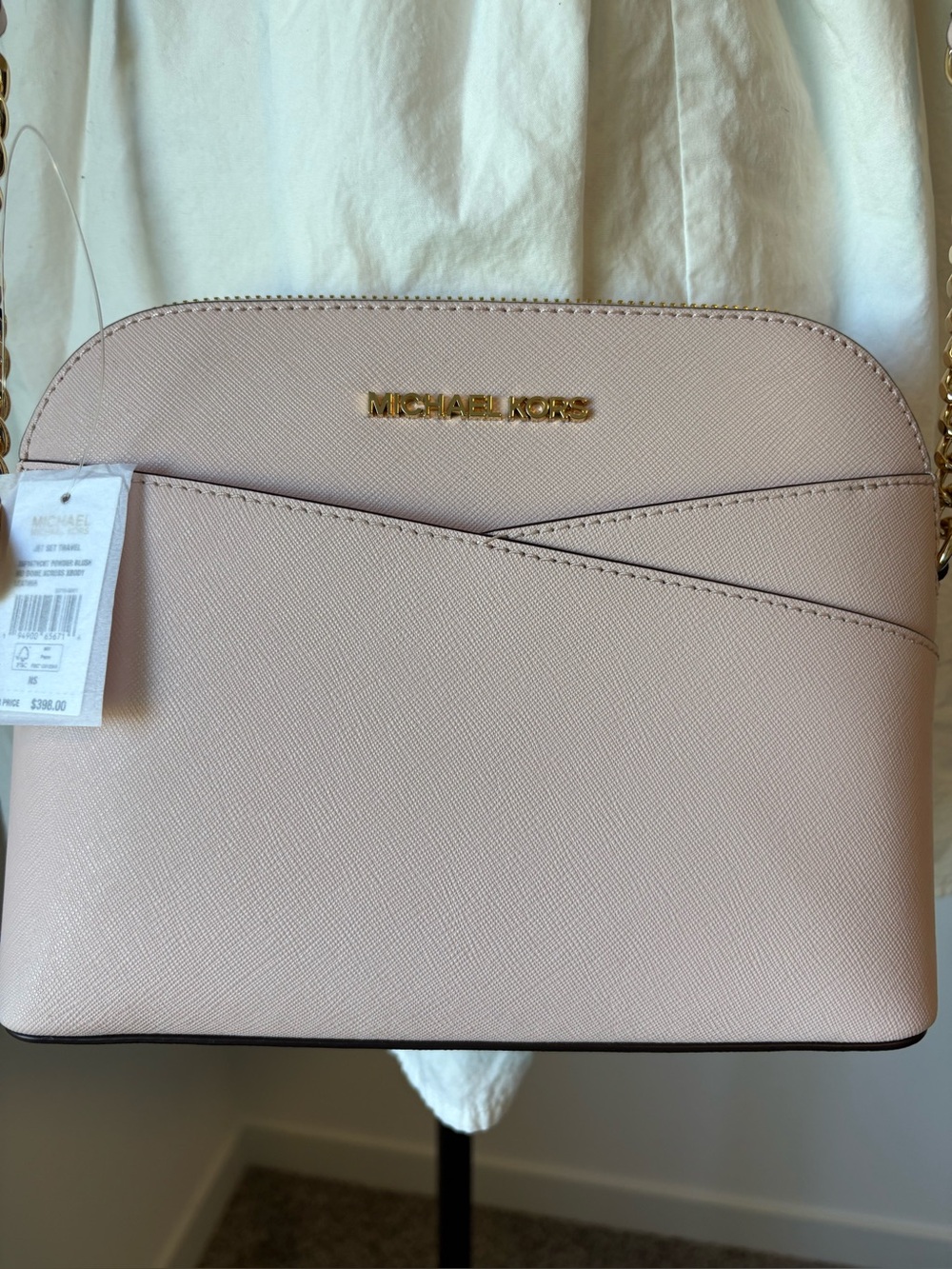 Michael Kors Powder Blush Dome Crossbody bag NWT